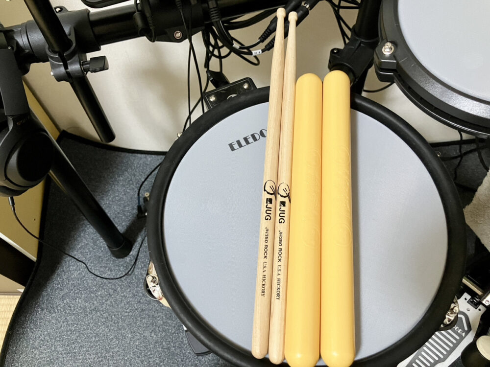 和太鼓バチ 子供向け 材質：ホオ 太さ20mm Ｘ 長さ330mm 和太鼓 太鼓 バチ 太鼓のバチ ドラムスティック ドラムスティック 子供用ドラムスティック 楽器 初心者 入門(30cm)